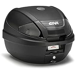 Oferta Maletas Givi Givi E300NT2 Monolock Primer Caso Con Reflectores Ahumados, 30L Capacidad, Negro