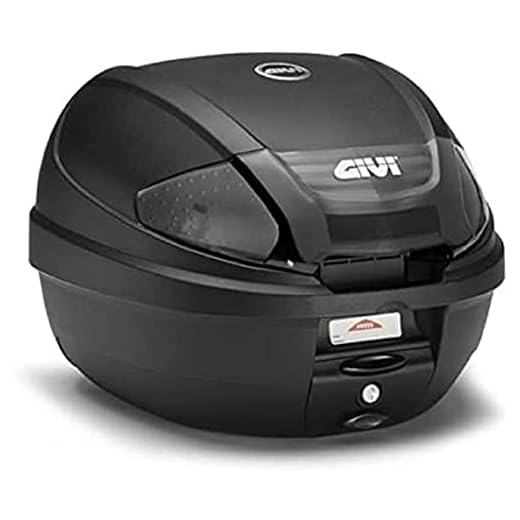 TOPCASE Negro gofrado con Ahumado reflectores e300nt Givi