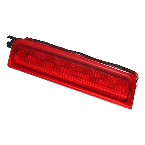 X AUTOHAUX High Level Third Rear Brake Stop Light 2K0945087C for VW Caddy III Kasten 2KA 2KH 2CA 2CH 2004-2015 Red
