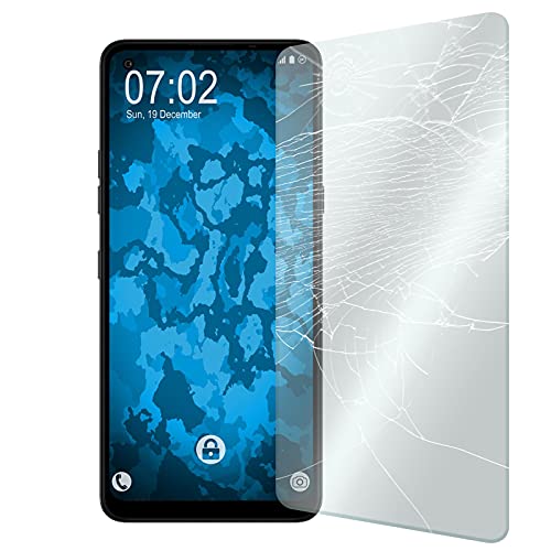 PhoneNatic Pack de 1 protector de pantalla de cristal transparente compatible con LG K61 – Cristal blindado para K61