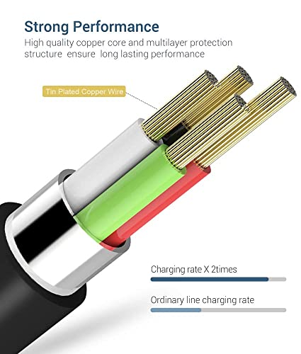 Cavo iPhone Certificato MFi 3Pezzi 1M,Marchpower