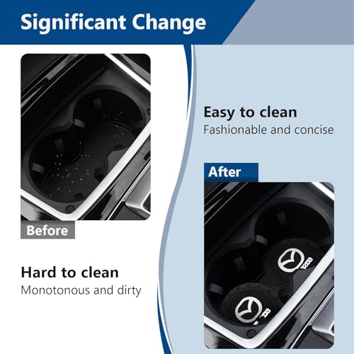 Portavasos para auto silicona antideslizante 2 piezas miniatura 3