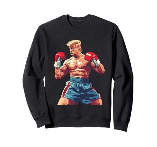 Boxeo Donald Trump - Lucha muscular para salvar a Estados Unidos Sudadera