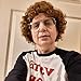 ALLAURA Compatible with Napoleon Dynamite Wig – Pedro Costume Set with Glasses & Brown Afro Nerd Hair for Adults – Funny 80s Halloween Outfit, Retro Cosplay, Movie-Inspired Party or Couples Costume