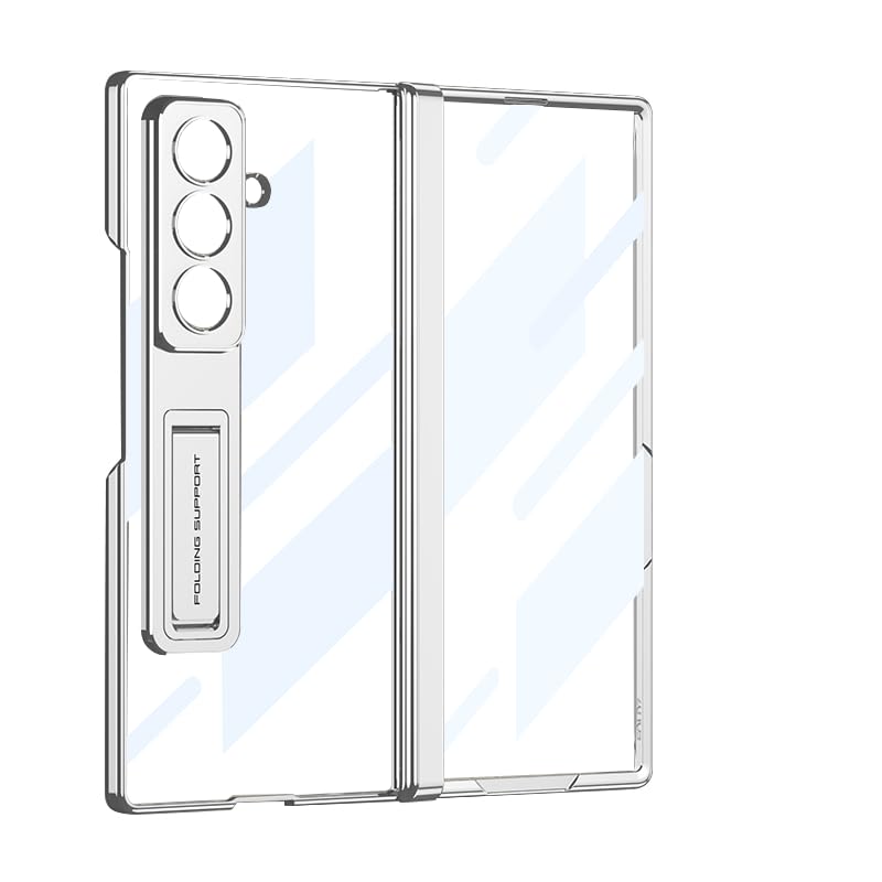 Coque Z Fold 7 antichoc transparente idéale pour le travail et les appels vidéo