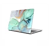 AOGGY - Carcasa compatible con MacBook Pro de 13 pulgadas 2020, versión A2338 M1/A2289/A2251, mármol de colores, carcasa rígida para 2020, MacBook Pro de 13 pulgadas, con Touch Bar y Touch ID – Verde