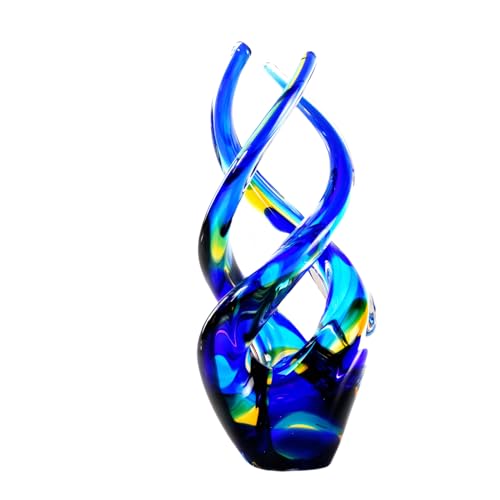 Mysphex Hand Blown Cobalt Blue Art Glass Sculpture | Glass