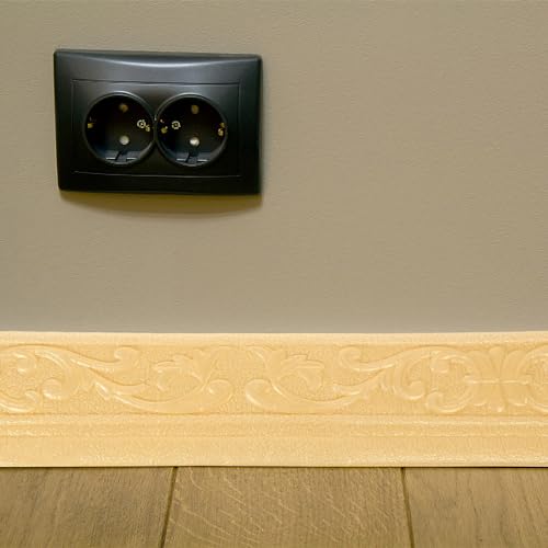 iplusmile Tira De Calafetagem Autoadesiva De 10 M Casca E Cola Borda De Papel De Parede Acabamento D