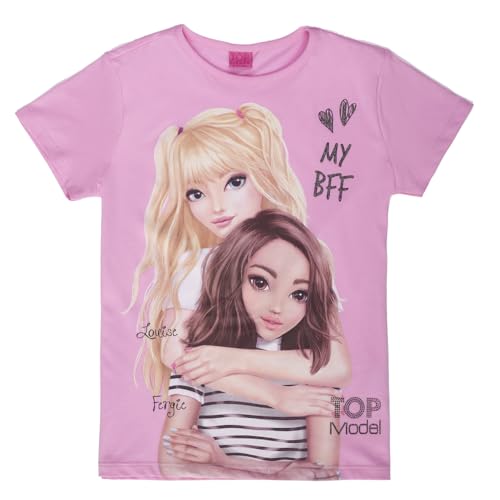 Photo de Top Model T-Shirt avec Louise et Fergie 75048, Pink, Taille 164, 14 Ans