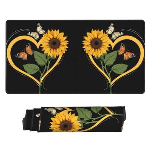 Tapis de souris de jeu imprimé fleur cadeau idéal pour grand-mère