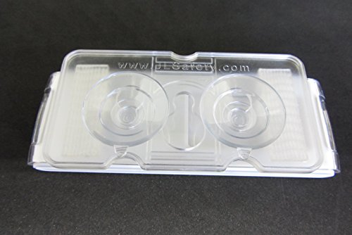 Jl Safety Ez Pass-Mate Clear, New Toll Pass Holder For Good To Go Flex Pass, Hov Expresstoll, & Mnpass Tag Transponders. Tough, Compact. 4 Dual Lock Strips & 2 Alcohol Wipes Included. Made In Usa #TOP2