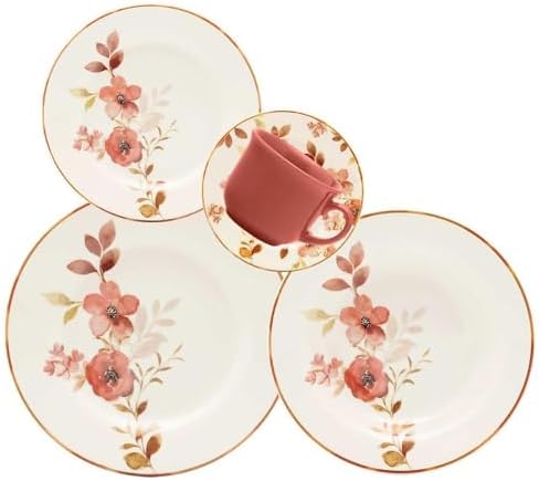 Aparelho De Jantar 20 Peças Biona Donna 26 Chá Das 5