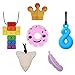 Lot de 6 jouets de dentition en silicone pour bébé, pendentif à mâcher sans BPA, outils d'allaitement sensoriels pour l'autisme, le TDAH, anneau de dentition molaire doux pour les enfants (style 03)
