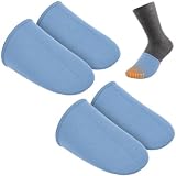 2 pares de calentadores de dedos de neopreno de 3 mm, color azul