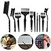 Didiseaon 10pcs Anti-Static Brush Set for PCB and Electronic Cleaning, Static-Safe Keyboard and Laptop Dust Removal Kit with Straight Handle Brushes for Computer and Industrial Use