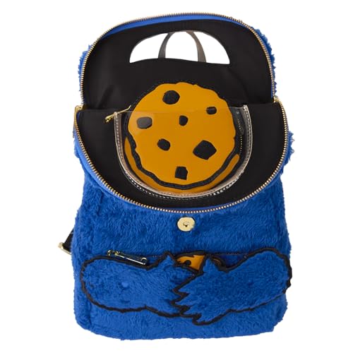 Loungefly Sesame Street Cookie Monster Plush Mini Backpack3