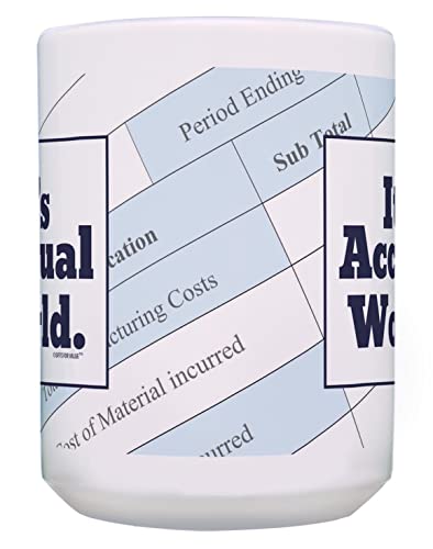 Funny Accountant Gifts It's Accrual World Mug Accounting Gifts For Men Funny Accounting Gifts For Women Auditor Gifts Accountants Mug Gift 15-Oz Coffee Mug Tea Cup 15 Oz White #TOP3