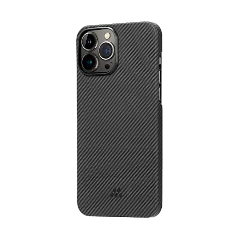 Evutec Compatible with iPhone 13 Pro Slim Case, Aramid Fiber iPhone 13 Pro Cases Cover for iPhone 13 Pro, Unique Hard & Smooth Phone Case,Compatible with MagSafe (Black) Cover