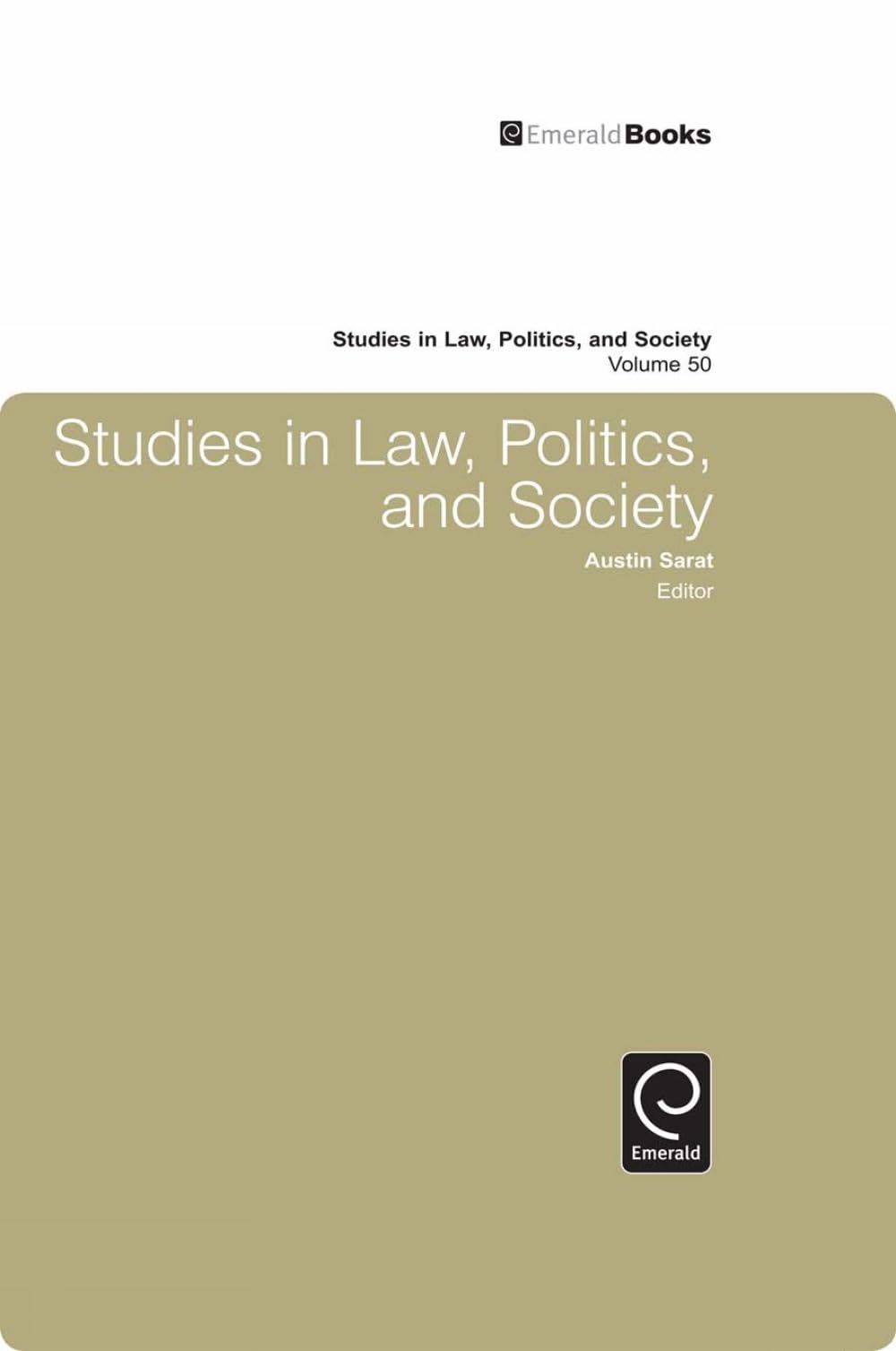 Buy Studies in Law, Politics and Society: 50 — BookShops.in