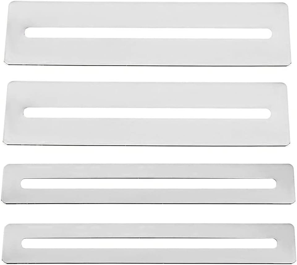 4PCS Guitar Fingerboard Guards Stainless Steel Guitar Fingerboard Fretboard Protector for Dressing and Polishing Frets