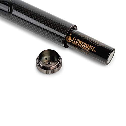 Flowermate Slick Pen Vaporizer Verdampfer mit Borosilikatglas-Mundstück und Keramikkammer, Vaporisator, Inhalator… – Bild 6