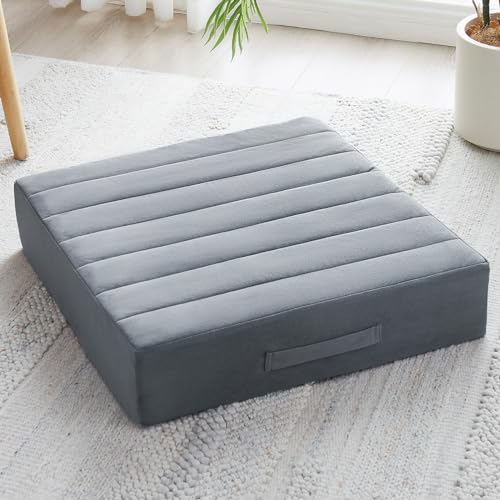 JKMAX 22 inches Floor Pillow for Adults - Large Meditation
