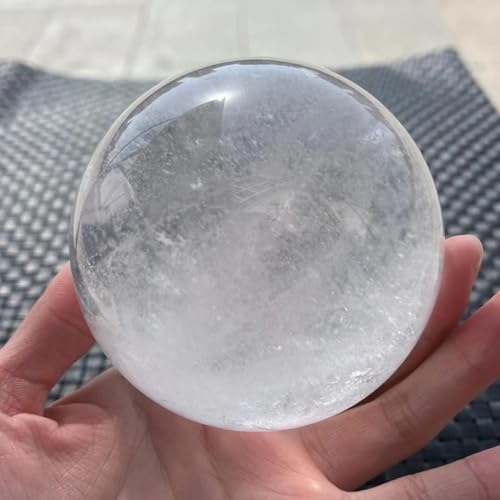 Sphère en quartz blanc de 5cm avec support, idée cadeau originale - 6