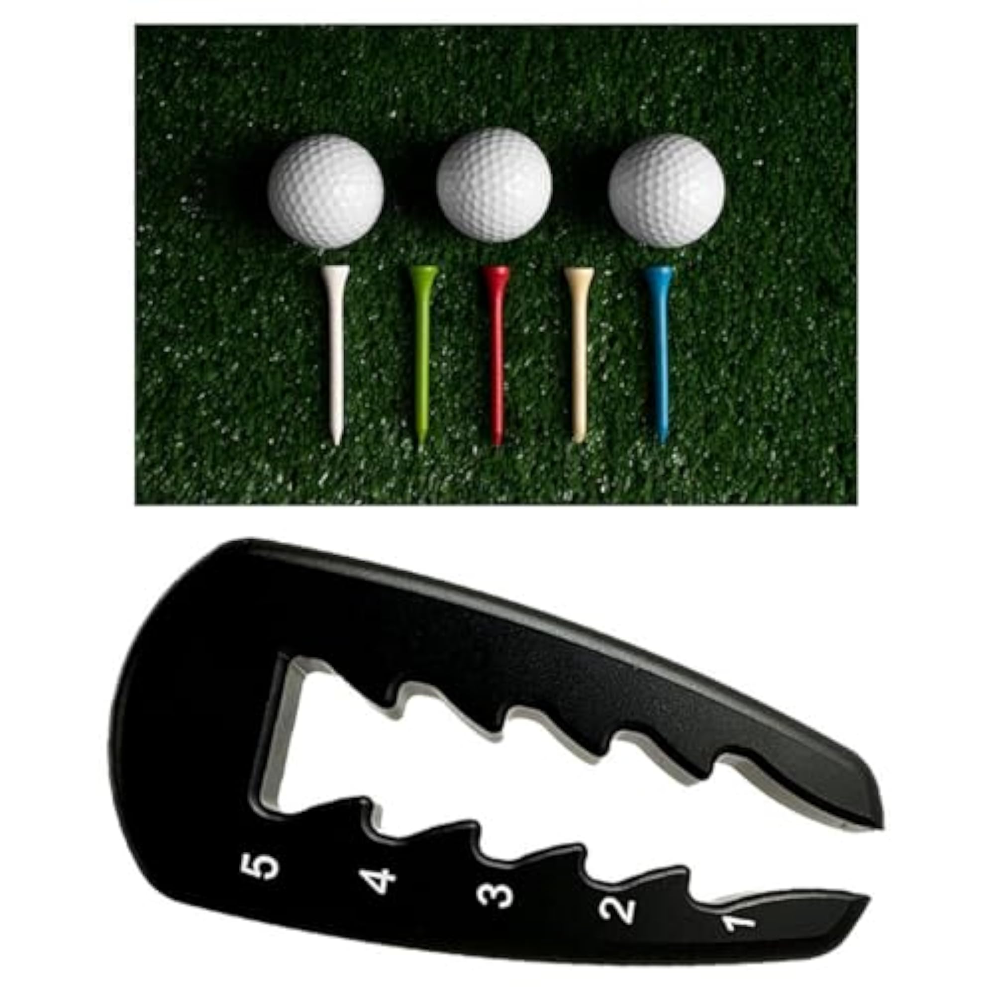 Adjustable Golf Tee Height Tool, Practical Golf Tee Adjuster