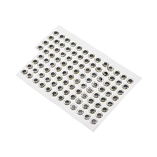 Exquisitos Diseño 3D 100 PCS Ojos de Pesca Artificial Material de Plástico para Dispositivos (SILVER)