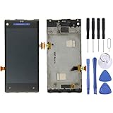 Lin L Écran LCD et Digitizer Assemblée réunie avec Cadre for HTC 8X (Noir) Écran Tactile avec Outils Nécessaires (Color : Dark Blue)