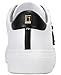 Karl Lagerfeld Paris Women's Cate Fleur Lace-up Sneaker with Pins, Bright White/Black, 9
