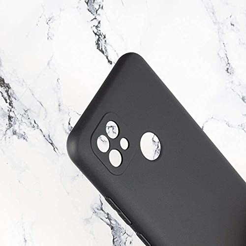 Image of Mobile Back Cover Case for Realme C12 (Silicone Case|CameraProtection|Black SC1510)