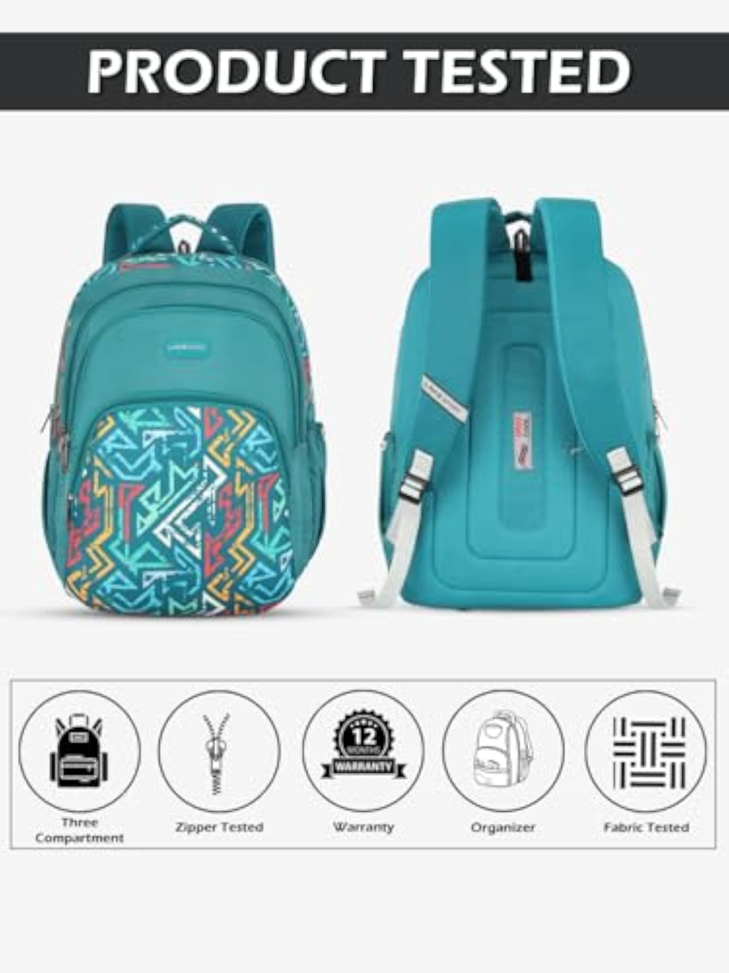 Vector 39L Printed School Unisex Backpack
