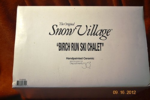 Dept 56 Snow Village Birch Run Ski Chalet #54882 #TOP3