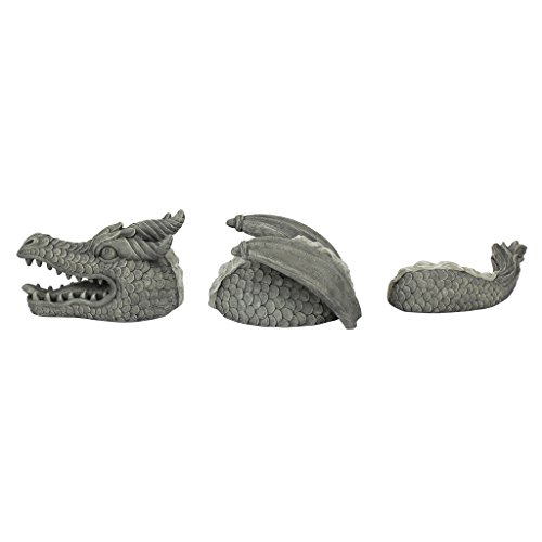 Design Toscano The Moat Monster Dragon Statue, Gray #TOP1