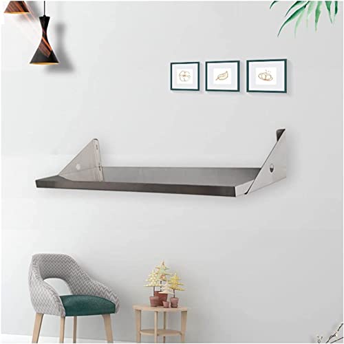 Table murale rabattable en acier inoxydable 100x30cm pour balcon - 2