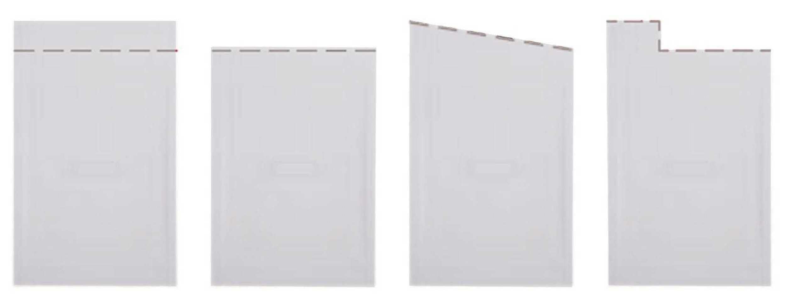 Novoalugas custom - Plato ducha 120x70 3,5cm superficie lisa blanco