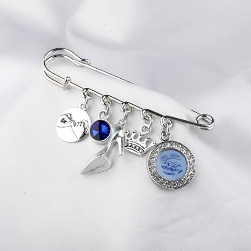 Image of UJIMS ZAmicae Sorority Graduation Gift Finer Woman Brooch Pin Greek Sorority Jewelry for Women (Amicae1948Pin)