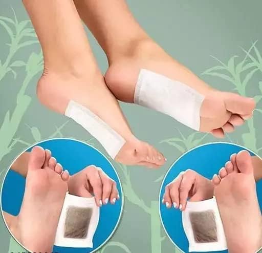 KD ZONE Ginger Foot Patch, 20 PCS Self Adhesive Foot Pads for Overnight Foot Care, Comfortable Foot Patch for Daily Wellness, Relaxing Foot Care Pads for Men & Women 4