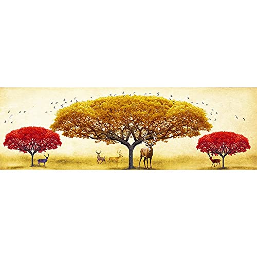 Kit Diamant Peinture Complet Grand Format 80x220cm avec Arbre d'Or