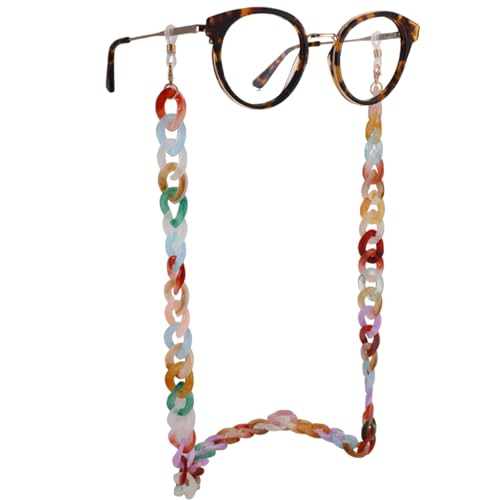 Image of Acrylic Glasses Chain for Women Men Reading Eyeglass Strap Sunglasses Holder Mask Lanyard Chain for Adults