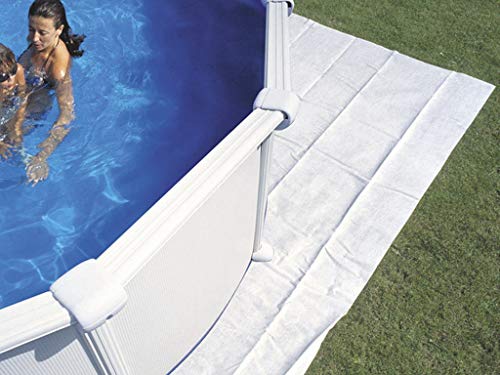 Tapis de Sol Bleu SWIMLUX Piscine Ovale 9.14 x 4.57m