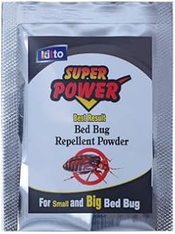 KITTO Super Power Bedbug Repellent Powder| (Makes 6 Litres of Spray Pack Of 3)| Gauranteed Result. Bed Bug Spray for Home, Kitchen, Office and Restaurant