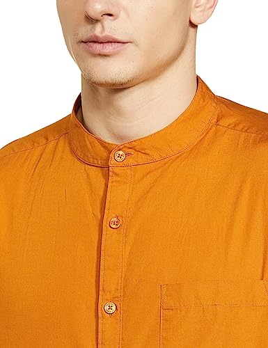 Image of Amazon Brand - Symbol Men Solid Regular Fit Casual Shirt