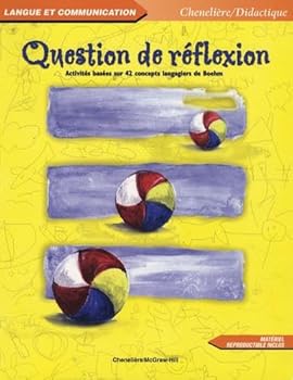 Paperback QUESTION DE REFLEXION [French] Book