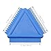 YTgilo MS14 Art Paint Scraper Blue Rubber Triangle Woodgrain Tool for Walls, Wood, Fabric, Canvas, Paper