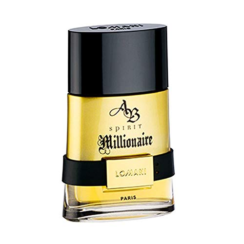 Lomani Ab Spirit Millionaire Eau De Toilette Spray for Men Gold  3.3 Ounce