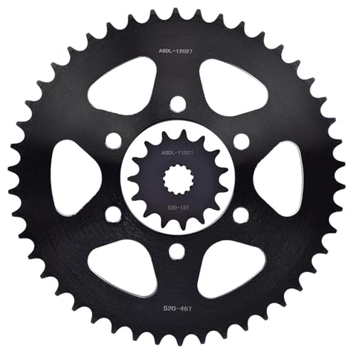 Pignons 520 Z650 Z650RS couronne 15T 46T pour KLE650 EN650 EX650 ER6N