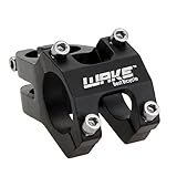 WAKE Cycling Bicycle Aluminium Alloy MTB Mountain Bike Handlebar Stem 31.8mm Black