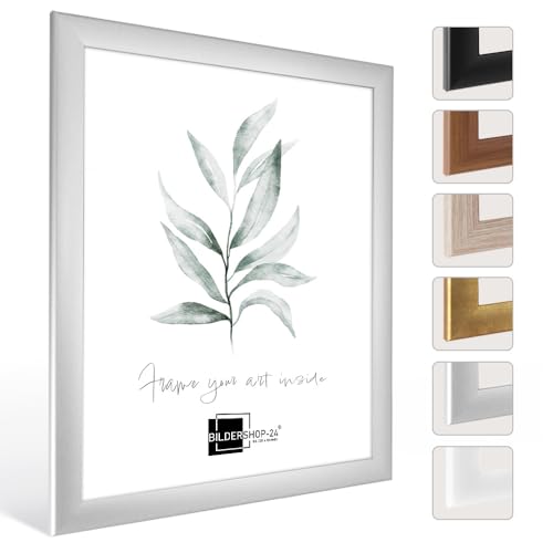 Cornice portafoto Valencia, Profilo 37 mm 15 x 15 cm in alluminio levigato